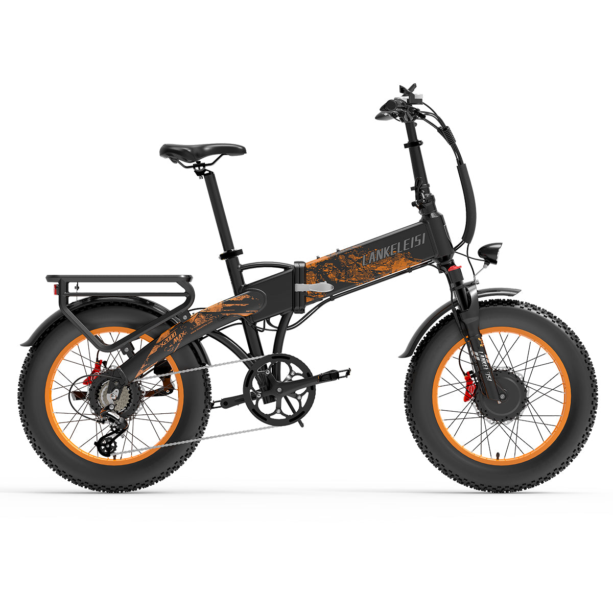 LANKELEISI X2000 MAX 2000W Faltbares E-Bike mit Doppelmotor (Neu eingetroffen)