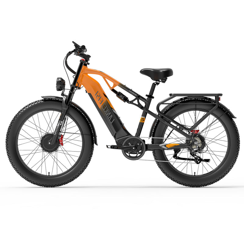 LANKELEISI MG800Max 2000W Doppelmotor 26″ Fat Tires All Terrain Elektrofahrrad