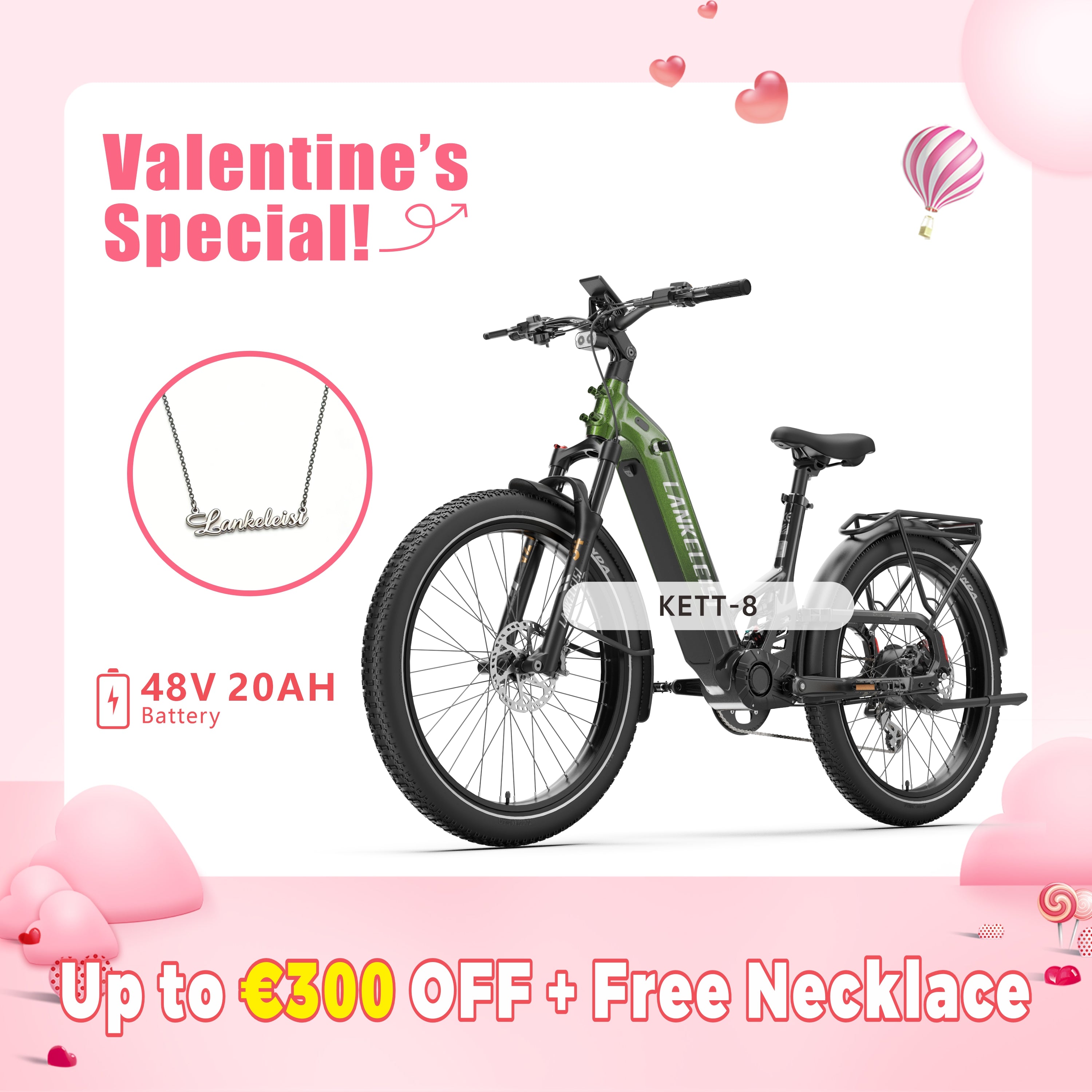 LANKELEISI KETT-8 Urban Electric Bike