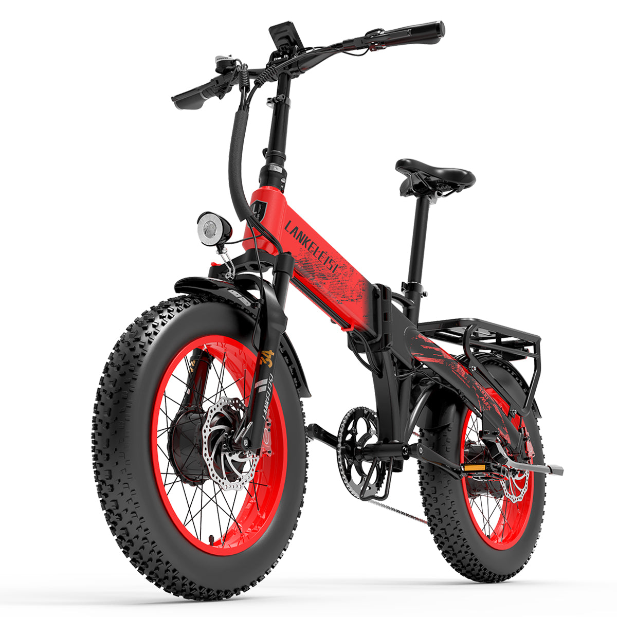 Lankeleisi X2000 MAX 2000W Dual Motor Foldable Electric Bike