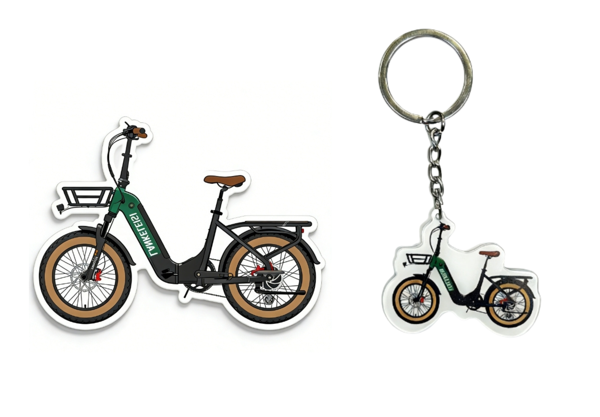 LANKELEISI GOLF-X & X3000MAX refrigerator magnet & keychain