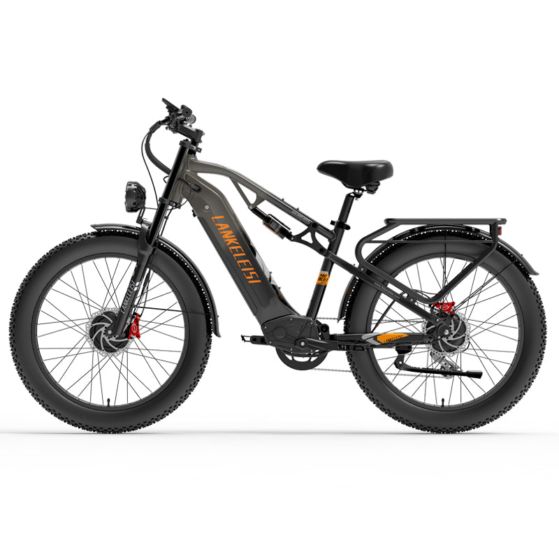 Vélo électrique tout-terrain LANKELEISI MG800Max 2000 W à double moteur et pneus larges de 26 pouces