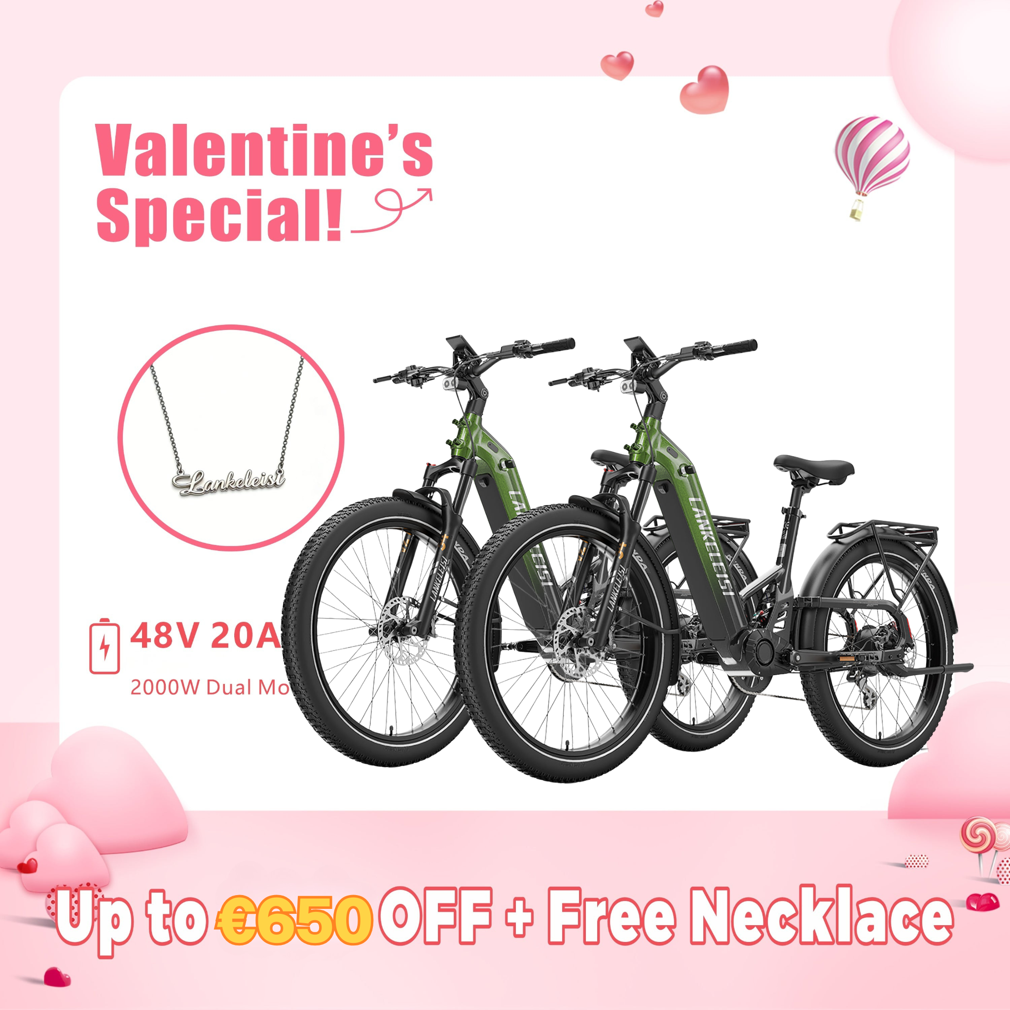 LANKELEISI KETT-8 Urban Electric Bike(Bundle)