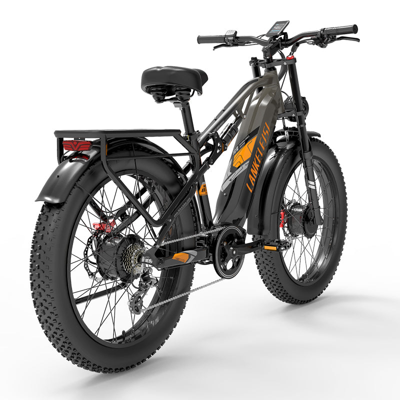 LANKELEISI MG800Max 2000W Doppelmotor 26″ Fat Tires All Terrain Elektrofahrrad