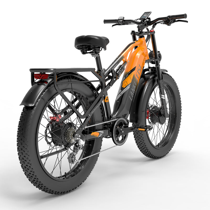 LANKELEISI MG800Max 2000W Doppelmotor 26″ Fat Tires All Terrain Elektrofahrrad