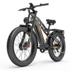 Vélo électrique tout-terrain LANKELEISI MG800Max 2000 W à double moteur et pneus larges de 26 pouces