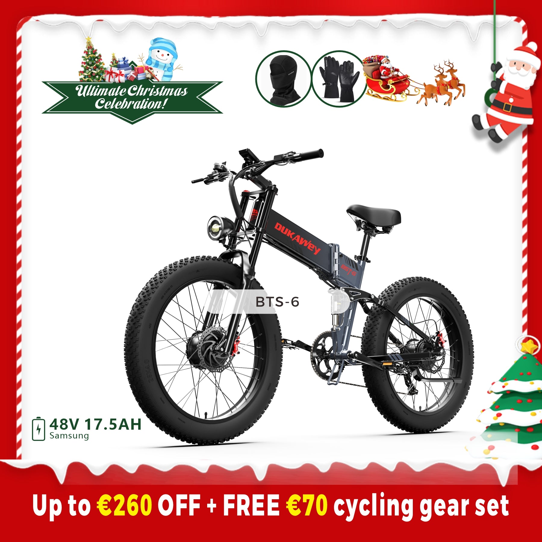 DUKAWEY BTS-6 Electric Bicycle