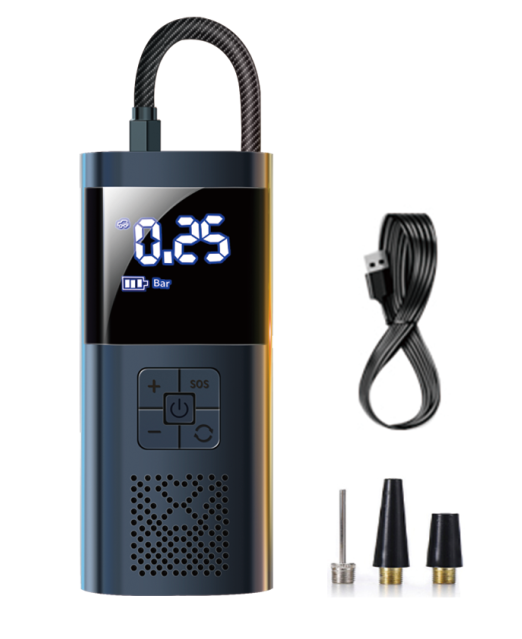 Wireless Power Bank Car Air Pump