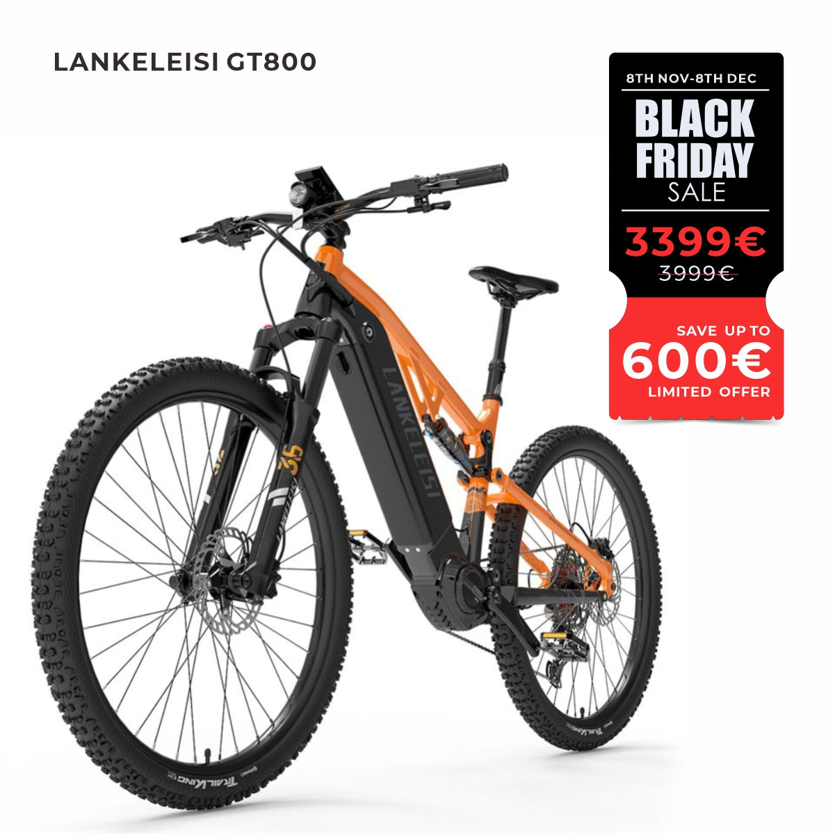 【Vorverkauf】 LANKELEISI GT800 Mountainbike (Neu eingetroffen)