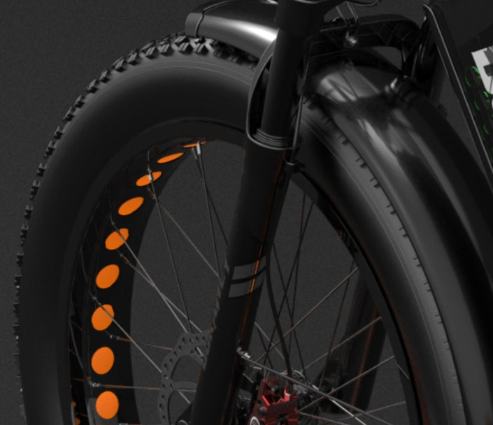 Large Double-Shoulder Oil Spring Suspension Fork