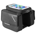 Lankeleisi-bikes saddle bag mounted on a bicycle, compact and durable storage accessory for cycling gear and essentials.