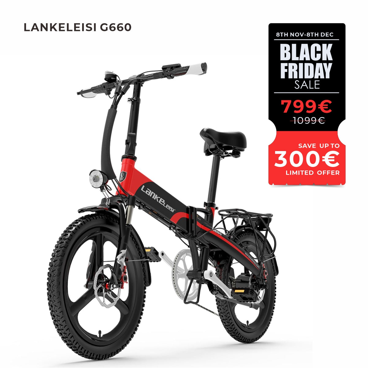 Lankeleisi G660 faltbares elektrisches Citybike