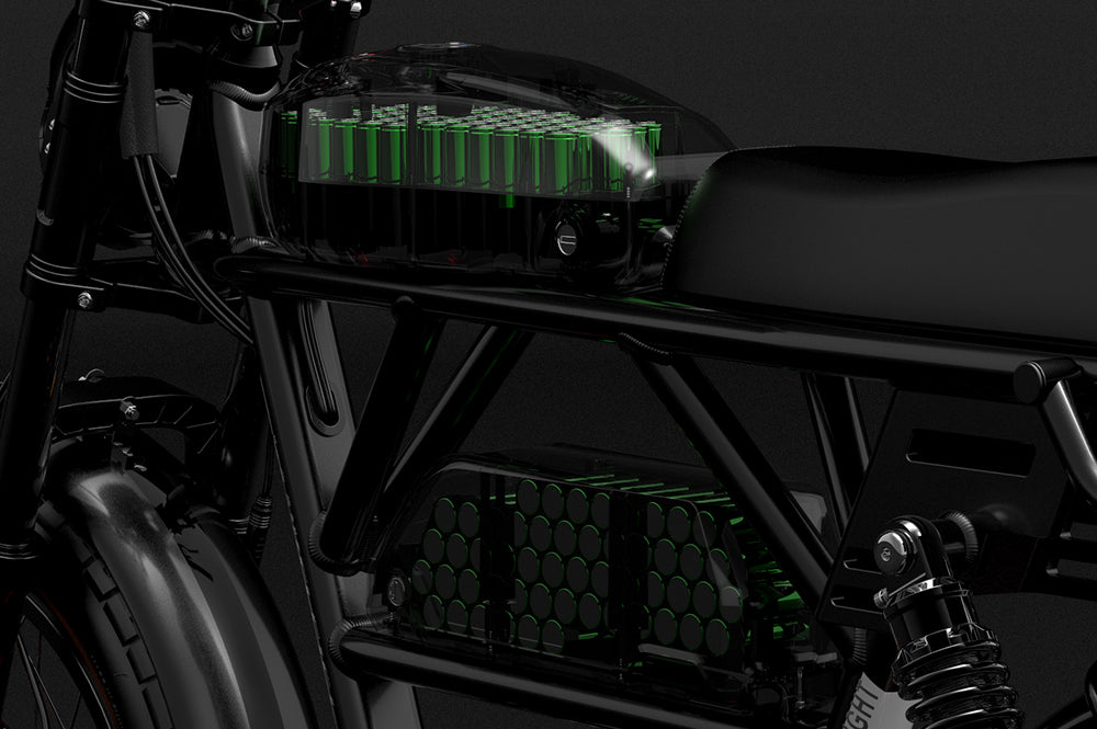 Lithiumbatterie / Li-Ionen-Batterie speziell für LANKELEISI Elektrofahrrad 