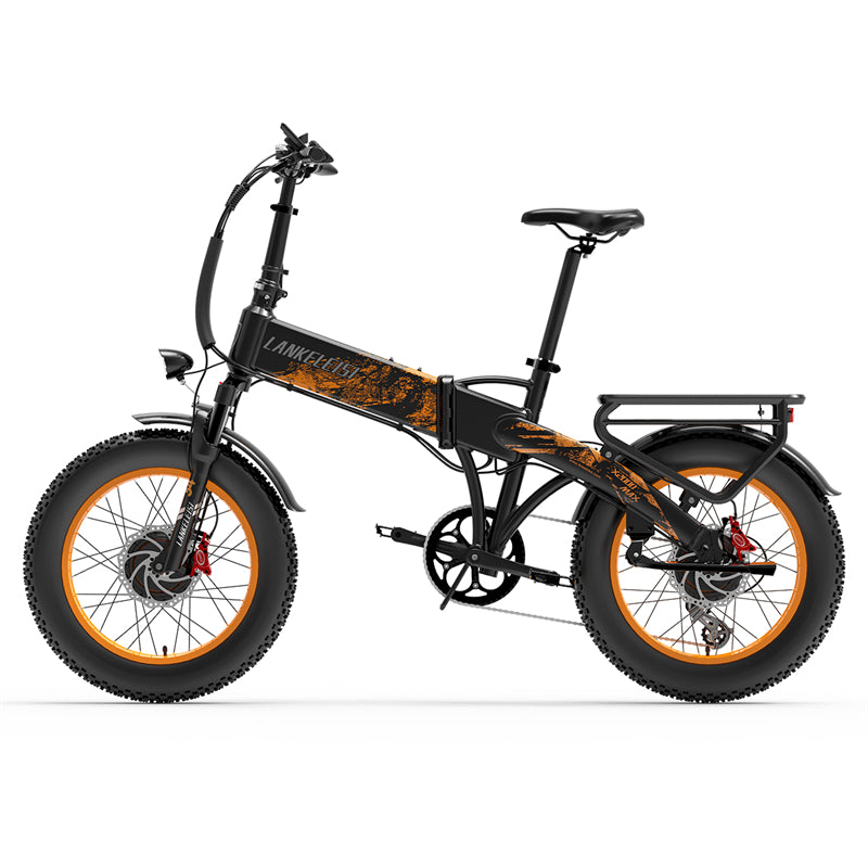 LANKELEISI X2000 MAX 2000W Dual Motor Foldable E-Bike