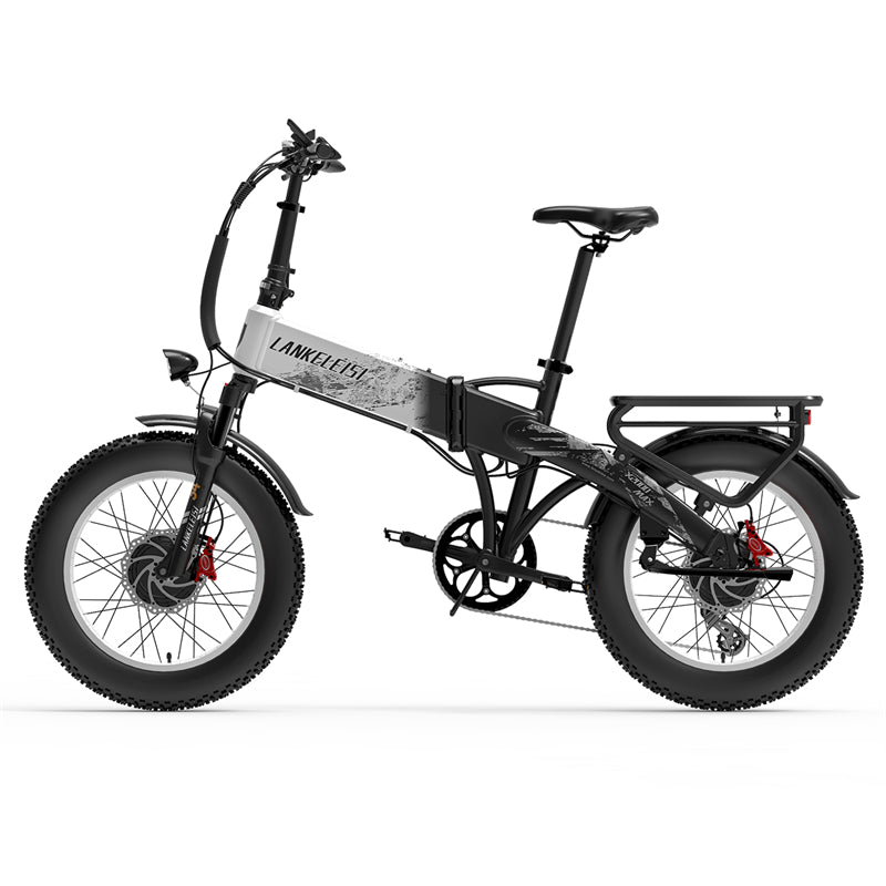 LANKELEISI X2000 MAX 2000W Dual Motor Foldable E-Bike