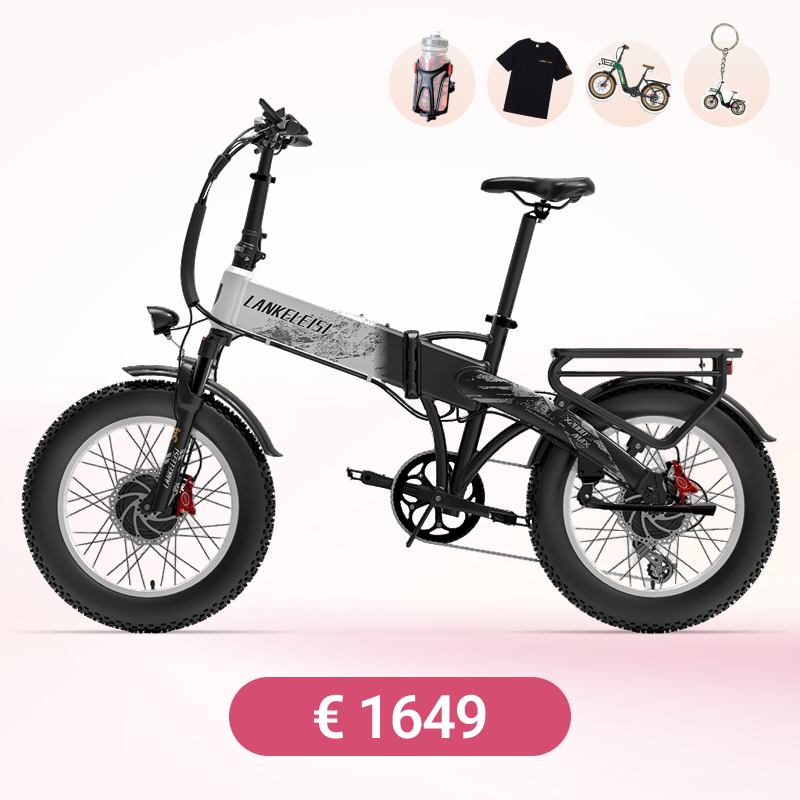 Vélo électrique pliable LANKELEISI X2000 MAX 2000 W à double moteur (nouveautés)