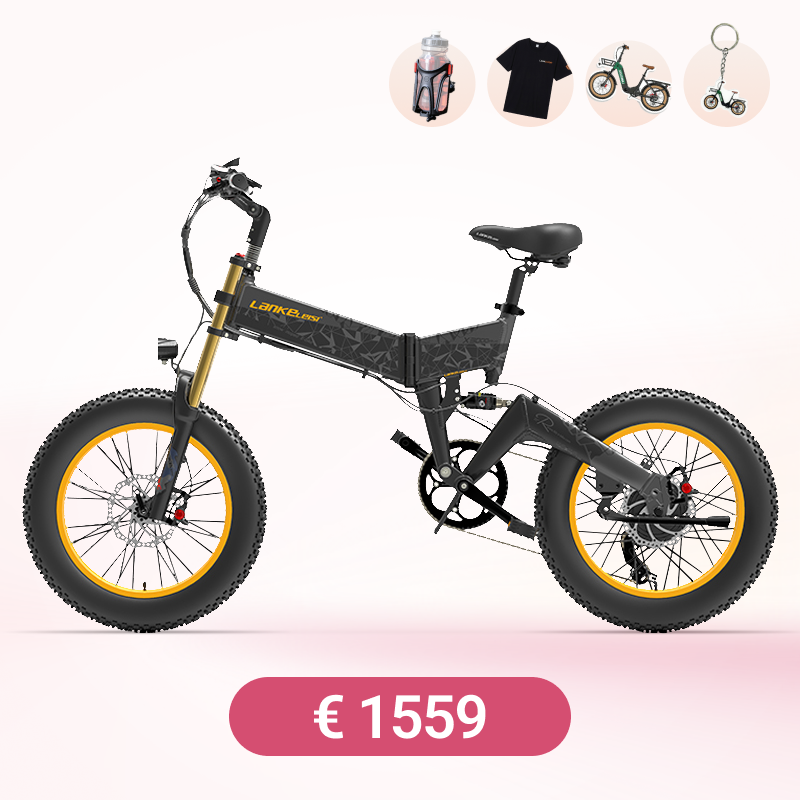 Vélo électrique neige à gros pneus LANKELEISI X3000Plus-UP