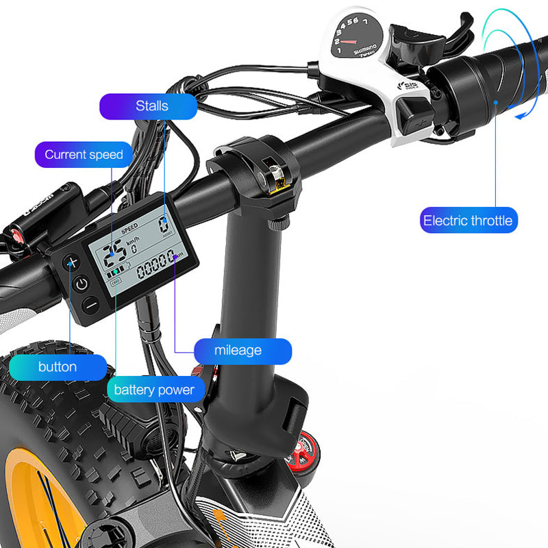 LANKELEISI X2000 Plus Faltbares E-Bike