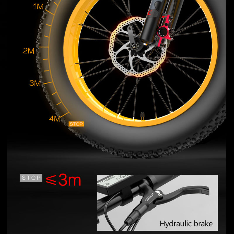 LANKELEISI X3000 Plus faltbares elektrisches Mountainbike