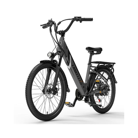 Bicicleta urbana elétrica Lankeleisi Es500Pro nova em 2023 cinza