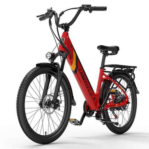 Lankeleisi Es500Pro električni gradski bicikl novo u 2023. crvenoj boji