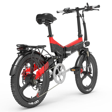 Bicicleta urbana elétrica dobrável Lankeleisi G650