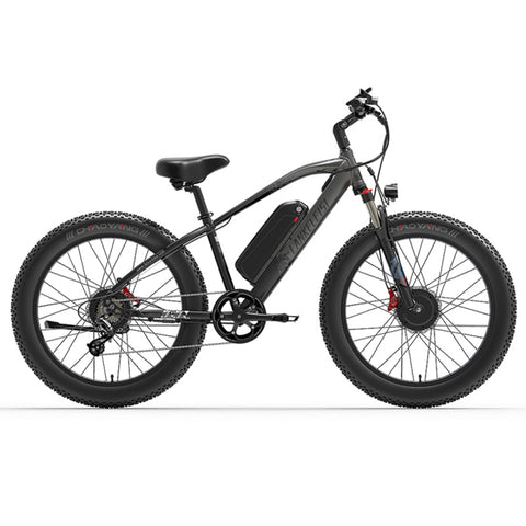 【Pre-Sale】LANKELEISI MG740 PLUS Front and Rear Dual Motor Off-road Electric Bicycle(Grey)