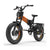 Lankeleisi X3000 Max 2000W Składany elektryczny rower górski z podwójnym silnikiem (nowości) Pomarańczowy Ebike