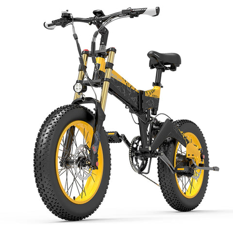 Lankeleisi X3000Plus-Up Fat Tire Snow E-Bike Yellow