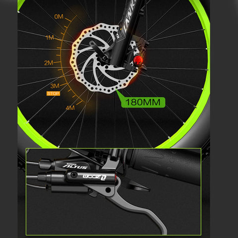 Lankeleisi Xt750 Plus 빅 포크 팻 타이어 전기 산악 자전거