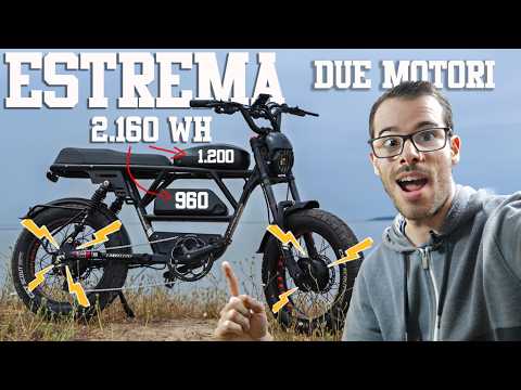 A super-powerful electric bike with dual motors and a massive battery: Lankeleisi X Black Knight