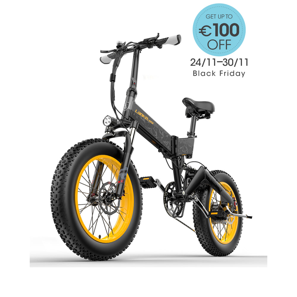 LANKELEISI X3000 Plus Folding Electric Mountain Bike