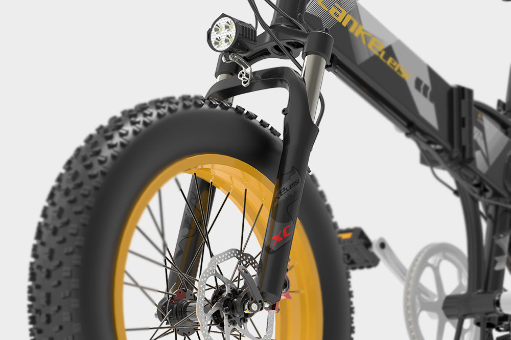 Stoßdämpfer der Vordergabel for LANKELEISI Elektrofahrrad
